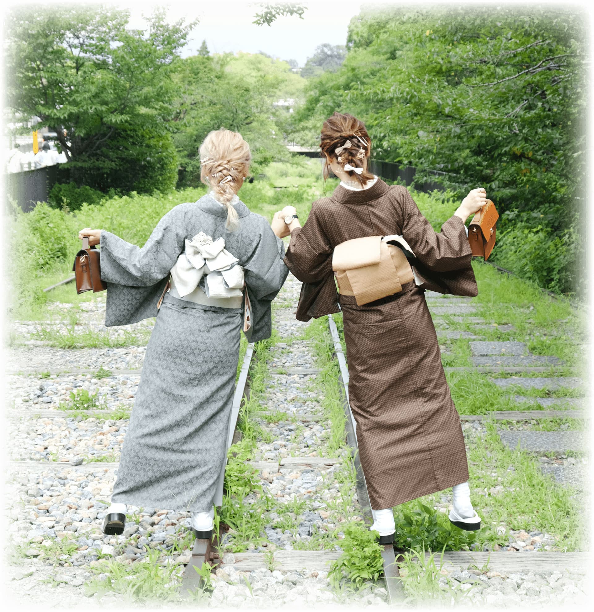 古都 “京都” をアンティーク着物でお散歩