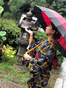 京都着物レンタル　雨の日