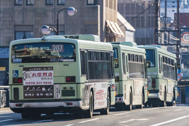 京都市バスの写真