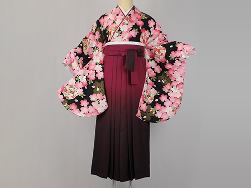桜柄の袴